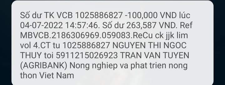 Preuves contre TRAN VAN TUYEN