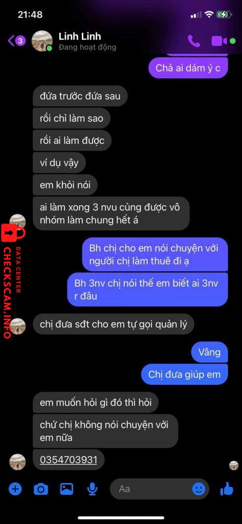 Preuves contre Bui Tran Thu Thao