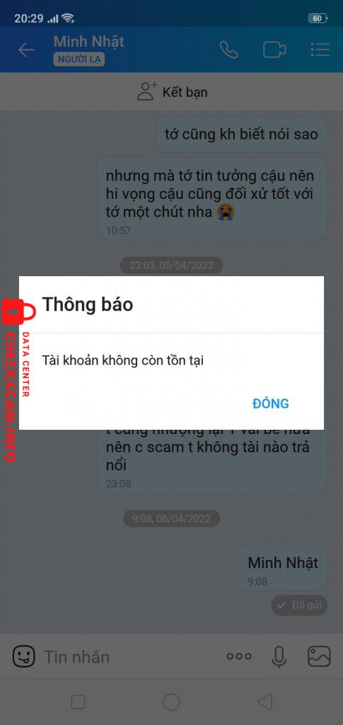 Preuves contre Phạm Minh Nhật