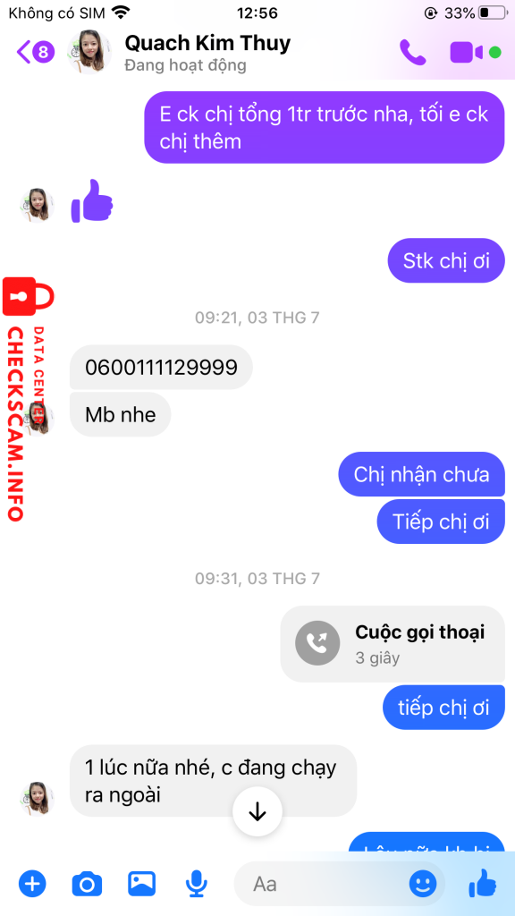 Preuves contre quach thi kim thuy