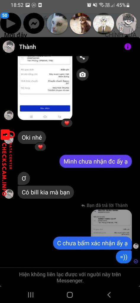 Preuves contre NGUYEN TRUNG THANH