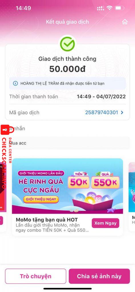 Preuves contre Hoàng Thị Lệ Trâm