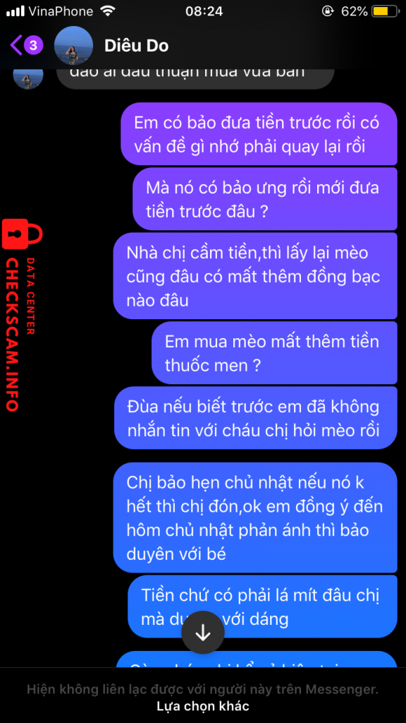 Preuves contre Phạm phương anh