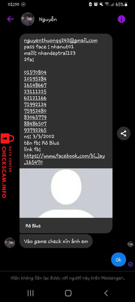 Preuves contre Nguyễn thành nhân