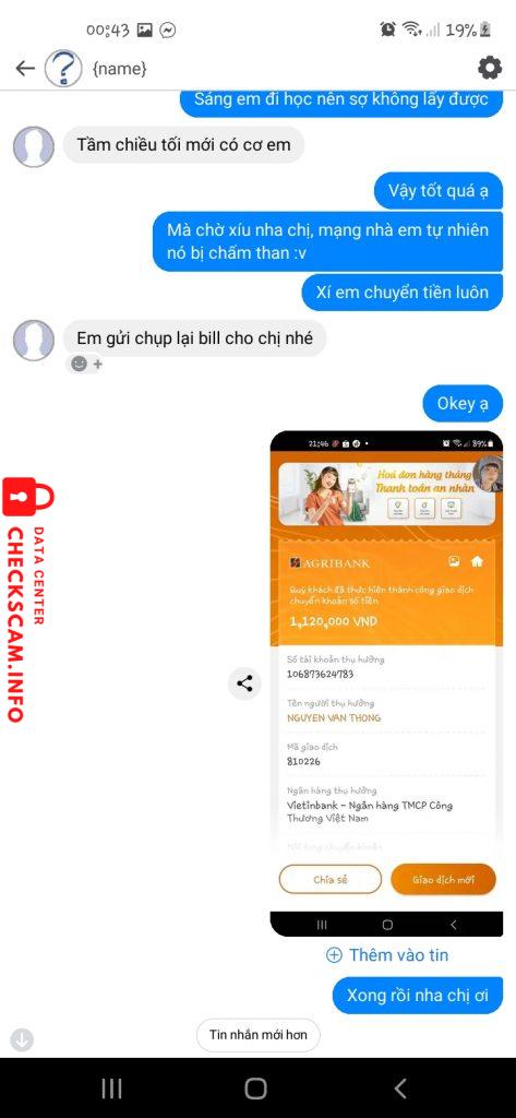 Preuves contre NGUYEN VAN THONG