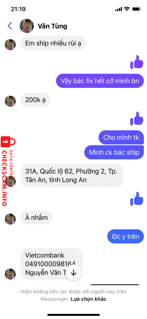 Preuves contre Nguyễn Văn Tùng