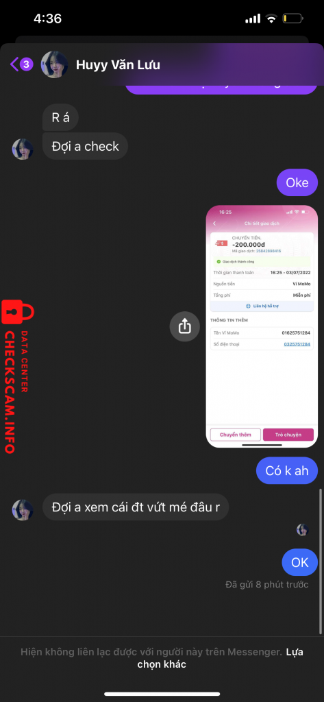 Preuves contre 100065033854824