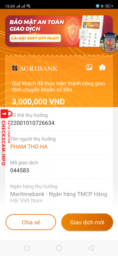 Preuves contre Phạm Thọ Hà