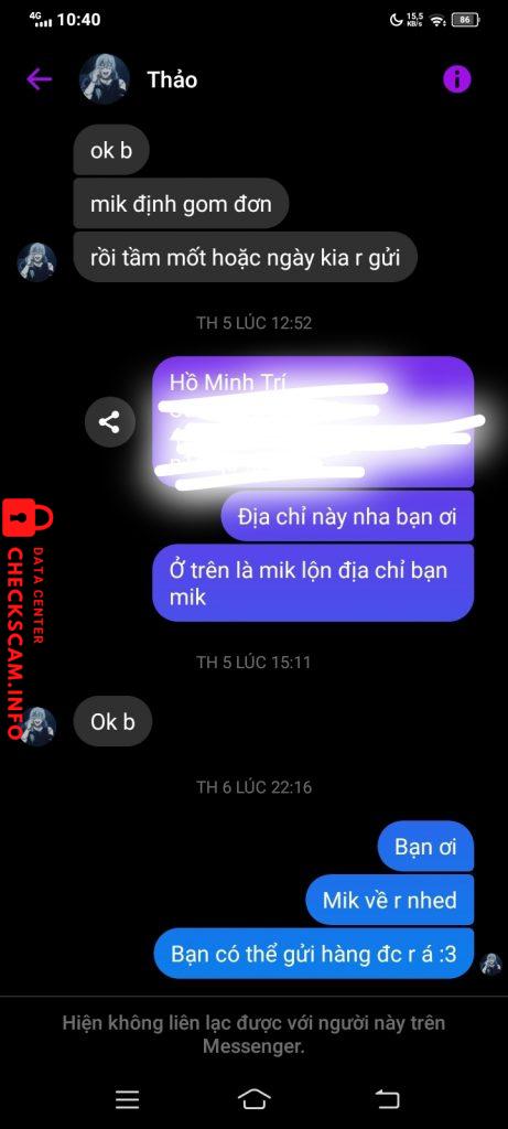 Preuves contre Hồ Hoàng Thảo