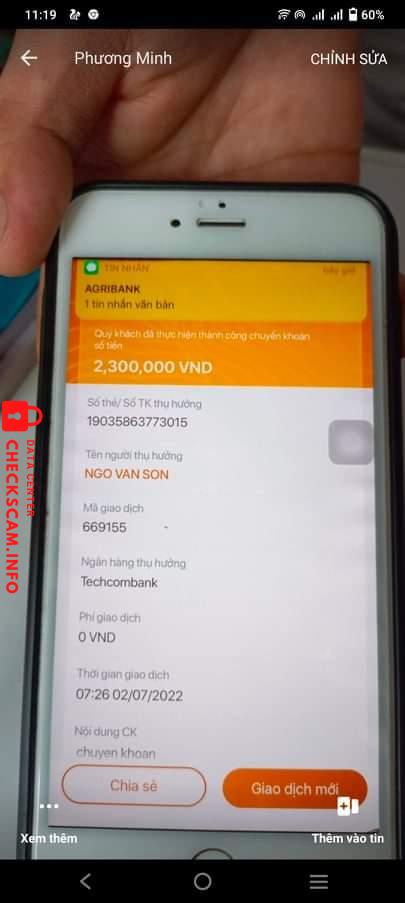 Preuves contre Ngo Van Son