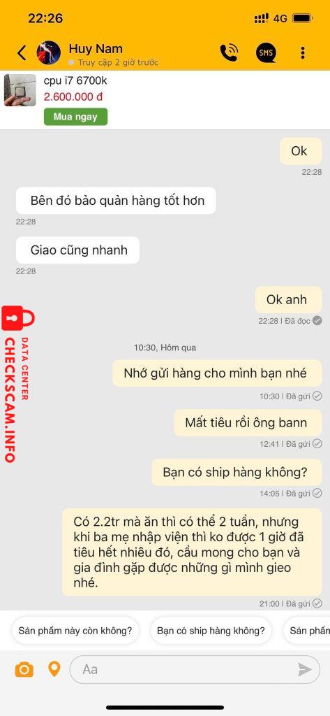 Preuves contre LE VAN LUAN