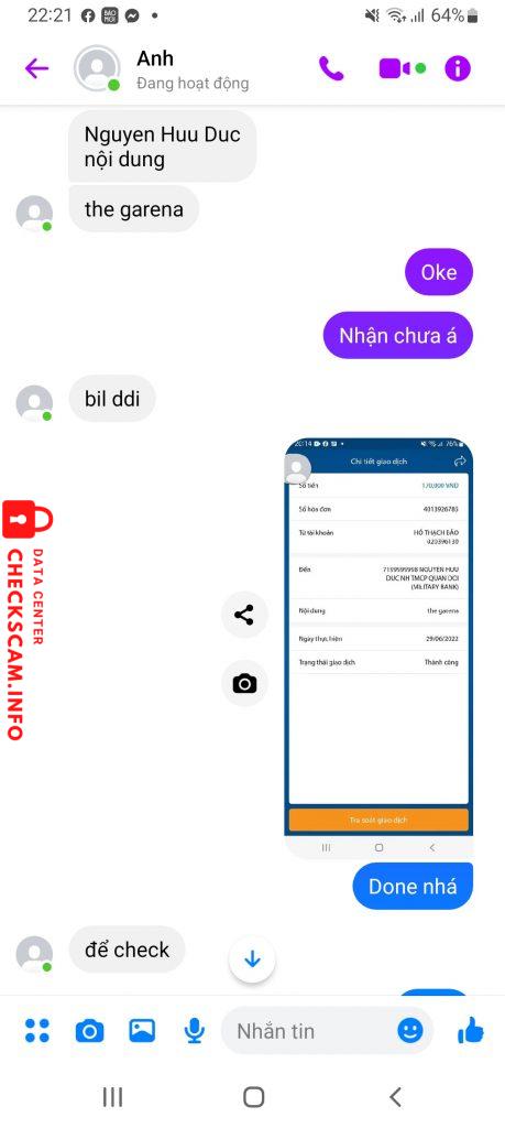 Preuves contre Anh Ngọc