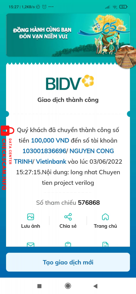 Preuves contre Nguyen Cong Trinh