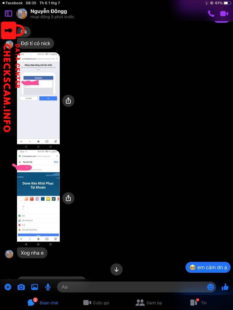 Preuves contre DEO NGỌC THACH