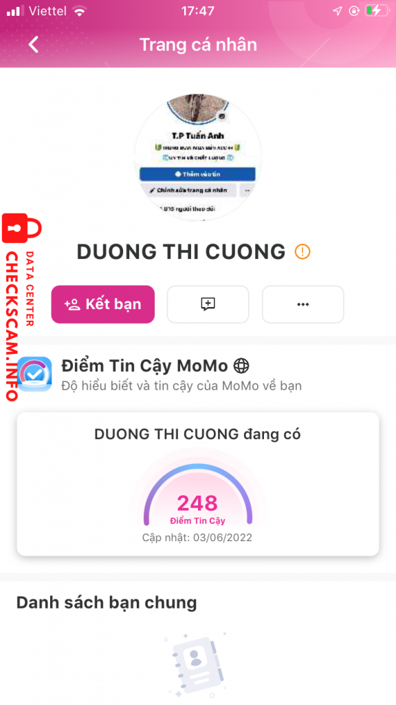 Preuves contre Duong thi cuong