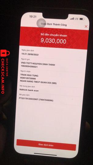 Preuves contre Trần Hữu Tùng