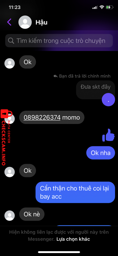 Preuves contre Lê Tấn Hậu