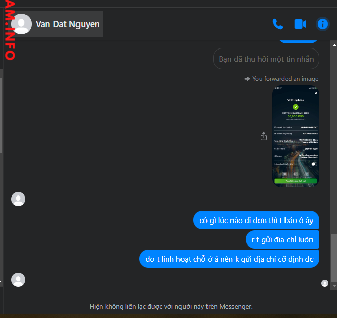 Preuves contre NGUYEN VAN DAT