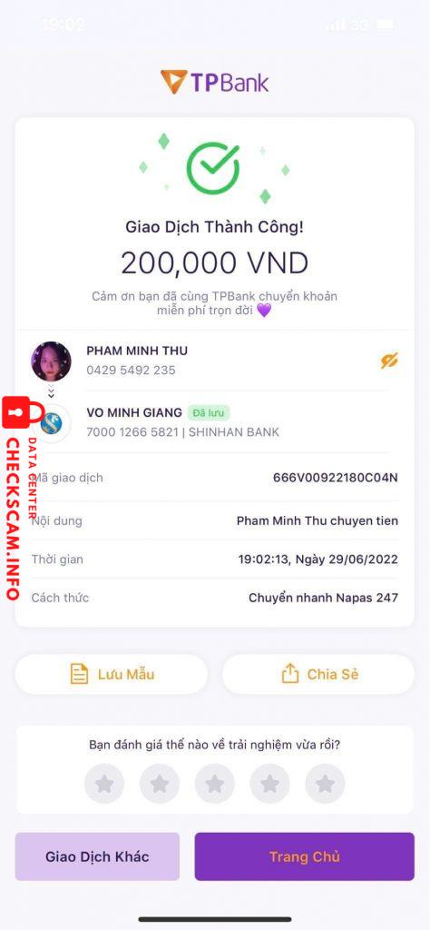 Preuves contre Nguyễn Tuấn