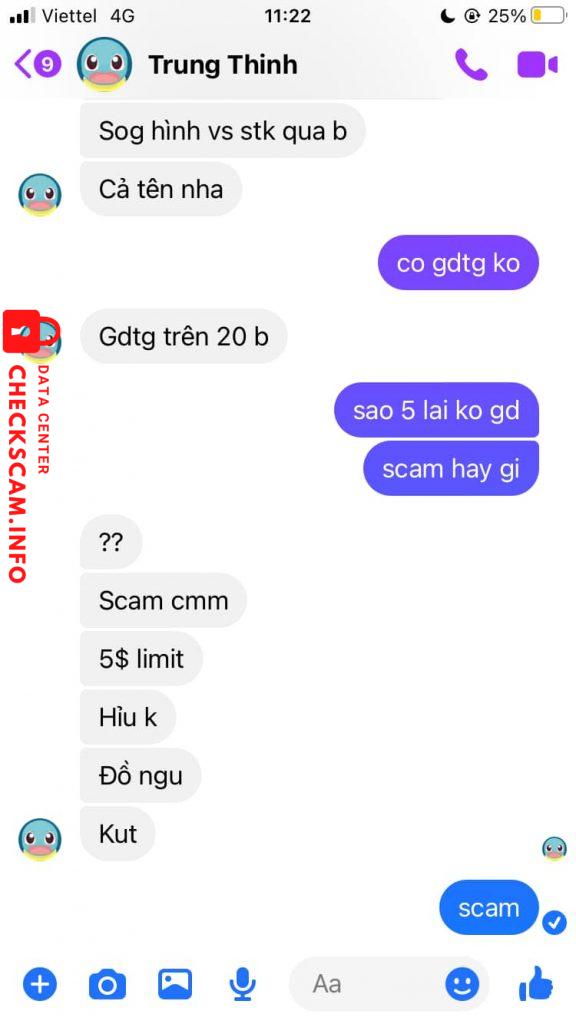 Preuves contre NGUYỄN TRUNG THỊNH