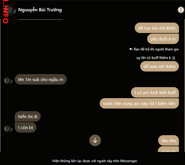 Preuves contre Nguyễn Bùi Trường