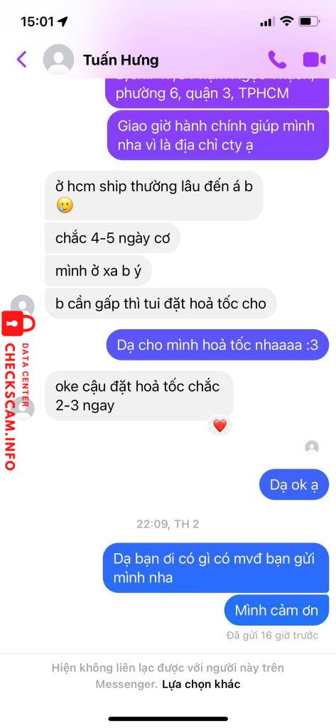 Preuves contre VU TRAN TUAN HUNG