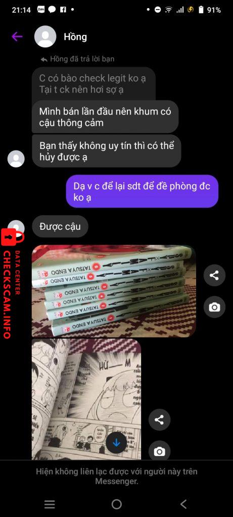 Preuves contre TRAN THI MAI HONG