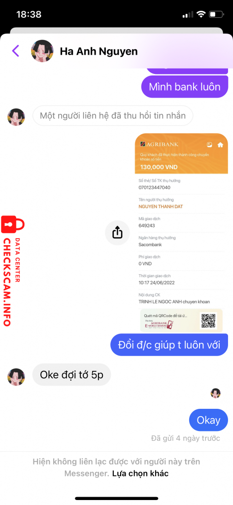 Preuves contre NGUYEN THANH DAT