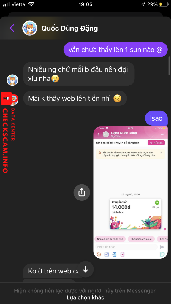 Preuves contre Đặng Quốc Dũng