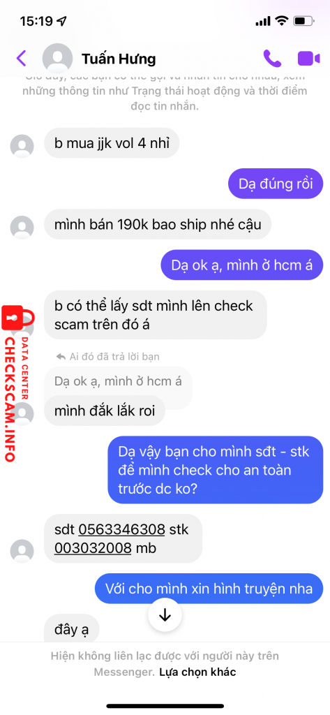 Preuves contre Vũ Trần Tuấn Hưng