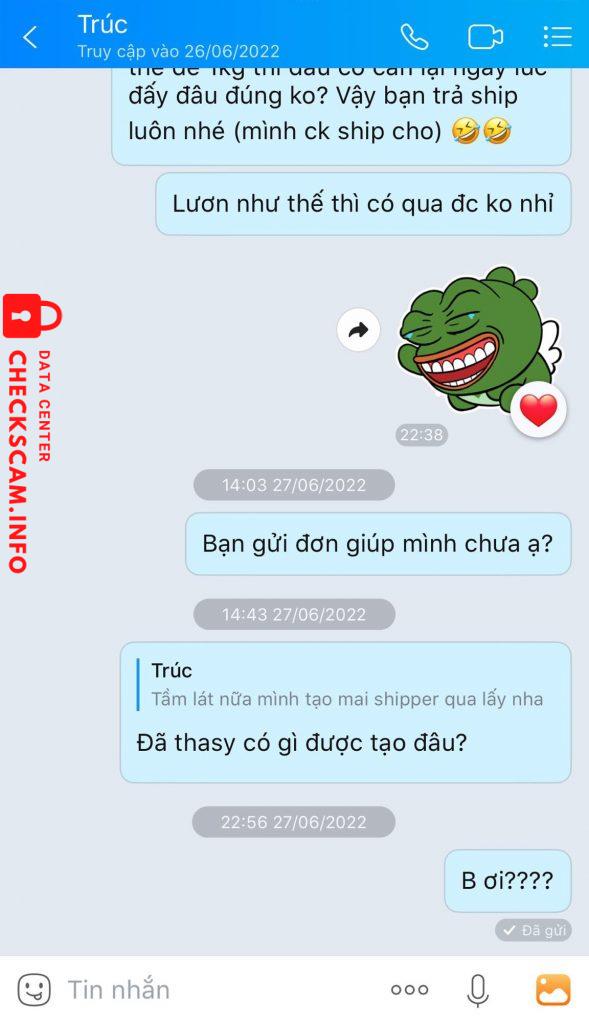 Preuves contre Nguyễn Thanh Trúc