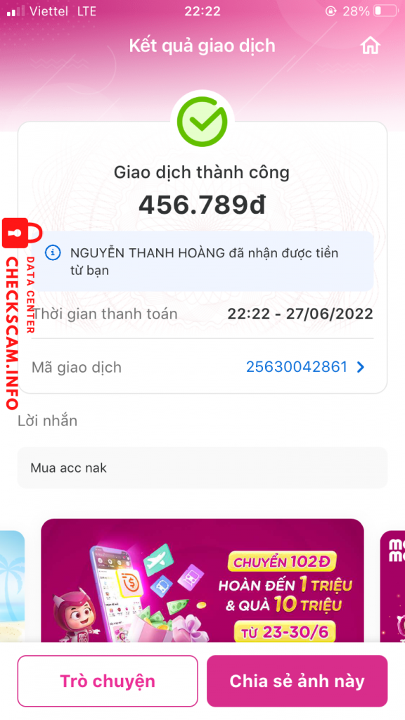 Preuves contre NGUYEN THANH HOANG