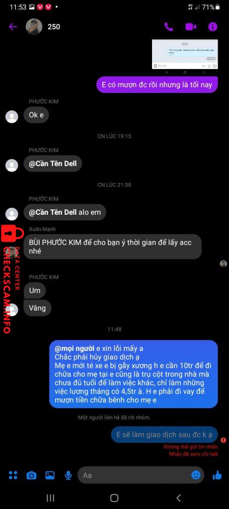 Bằng chứng chống lại Ung Thi Minh Hue