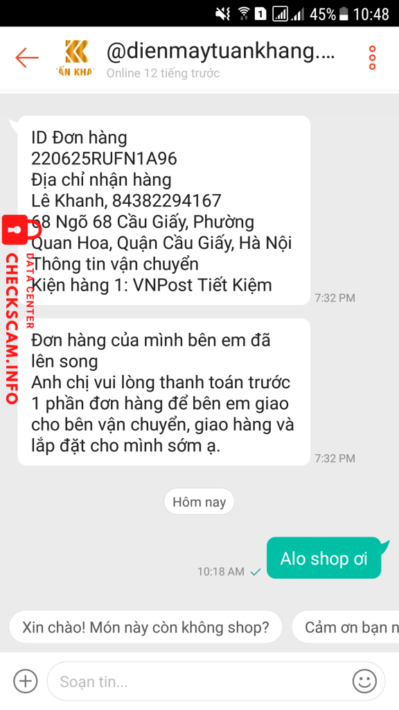 Bằng chứng chống lại HOÀNG THỊ XUÂN