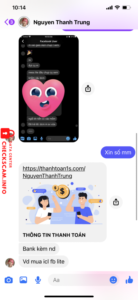 Bằng chứng chống lại Nguyễn Thành Trung