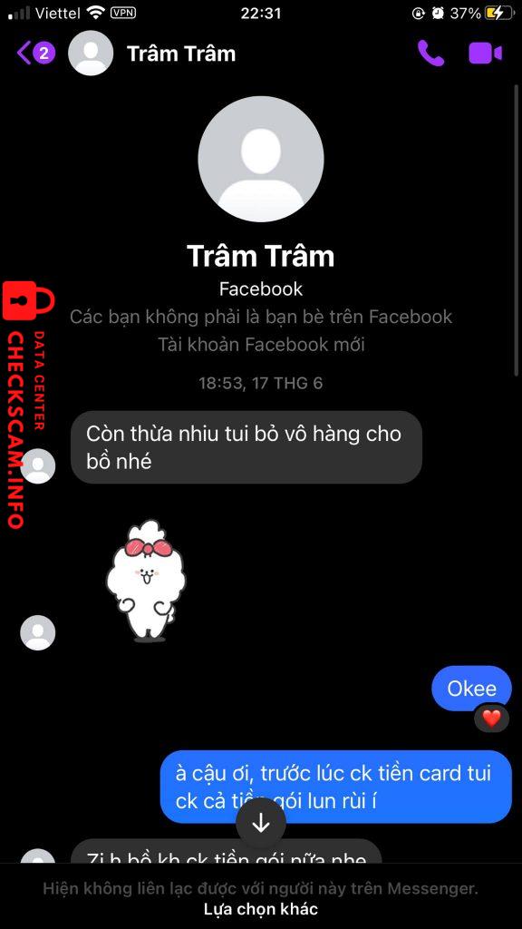 Bằng chứng chống lại LE THI NGOC TRAM