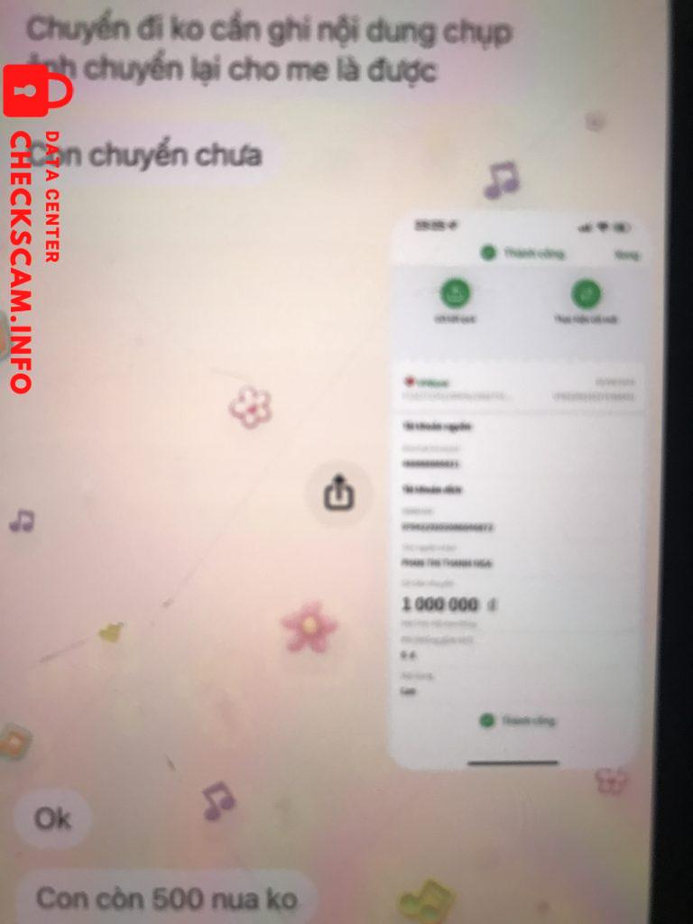 Bằng chứng chống lại Pham Thi Thanh Nga