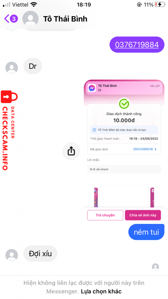 Bằng chứng chống lại TÔ THÁI BÌNH