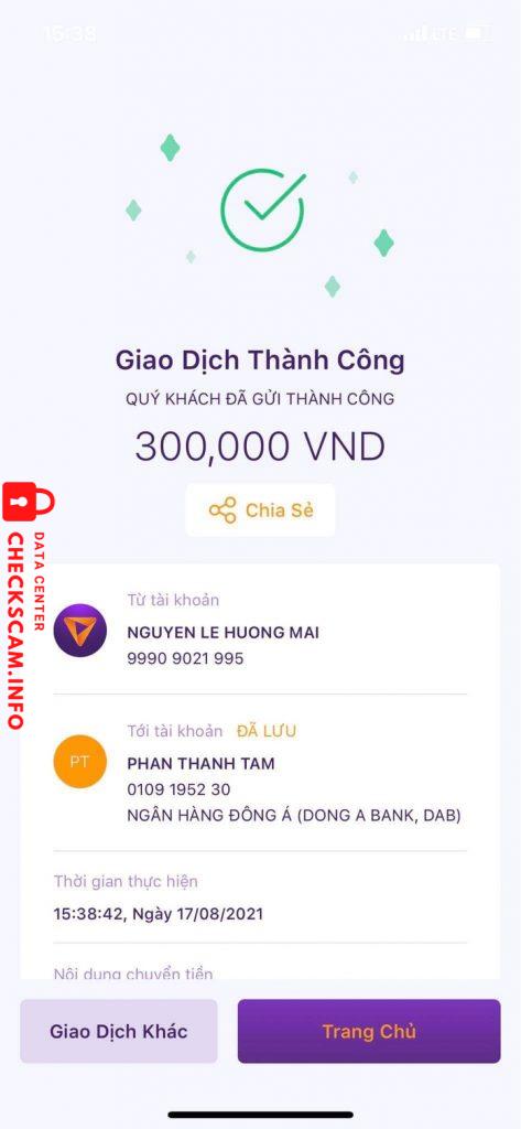 Bằng chứng chống lại Phan Thanh Tam