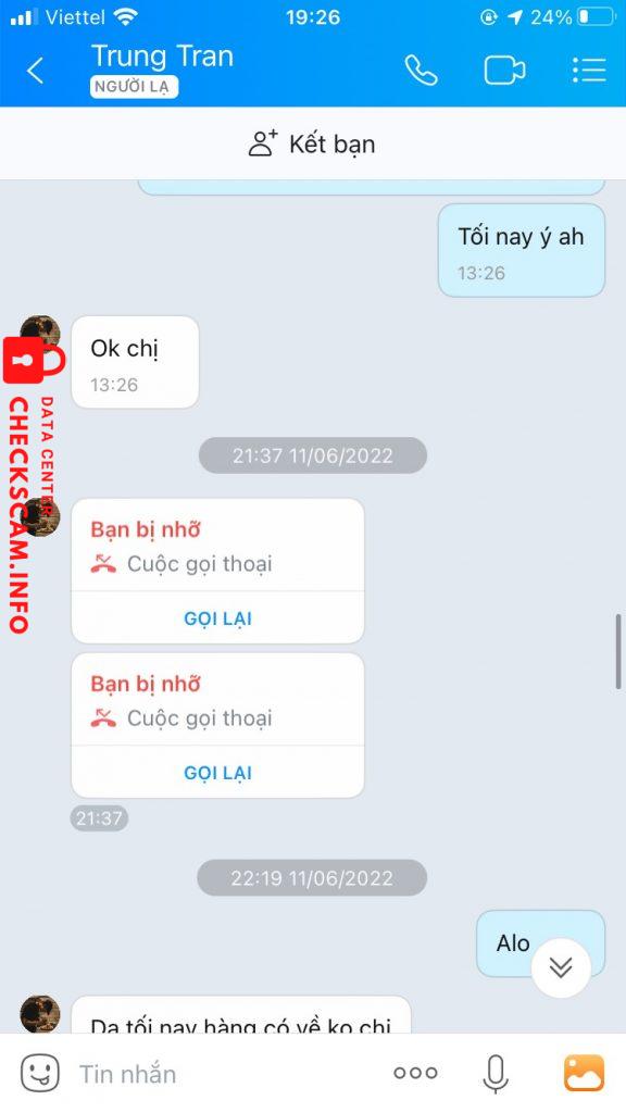 Bằng chứng chống lại Trung Trần