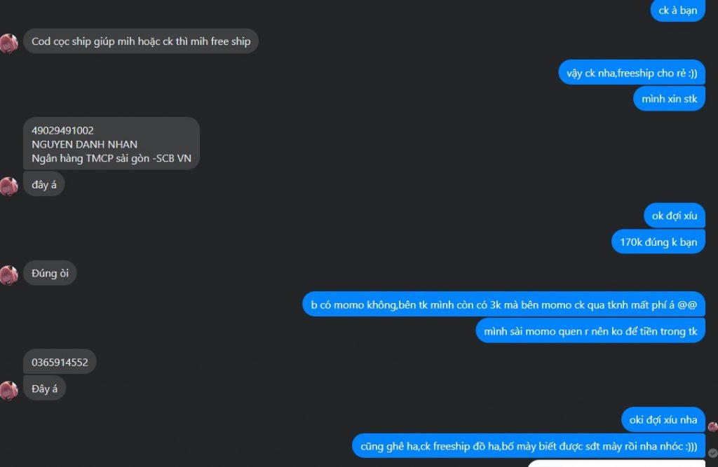 Bằng chứng chống lại Nguyen Danh Nhan