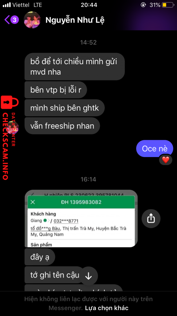 Доказательства против Nguyễn Như Lệ