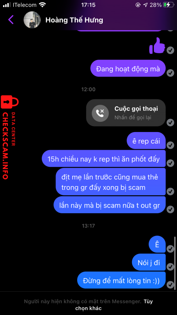 Доказательства против HOANG THE HUNG