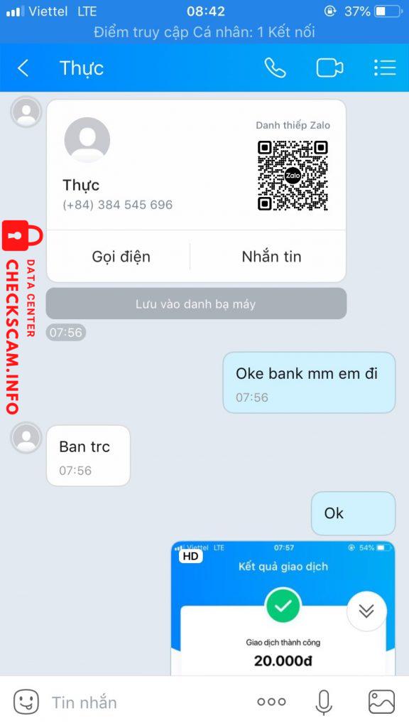 Доказательства против VI TRUNG THỰC