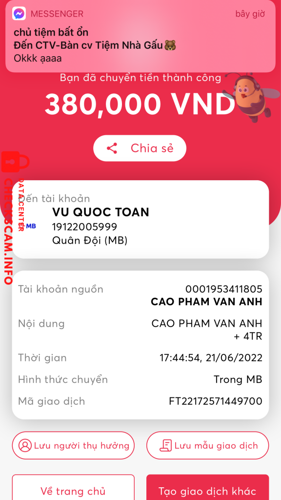 Bằng chứng chống lại VỤ QUOC TOAN