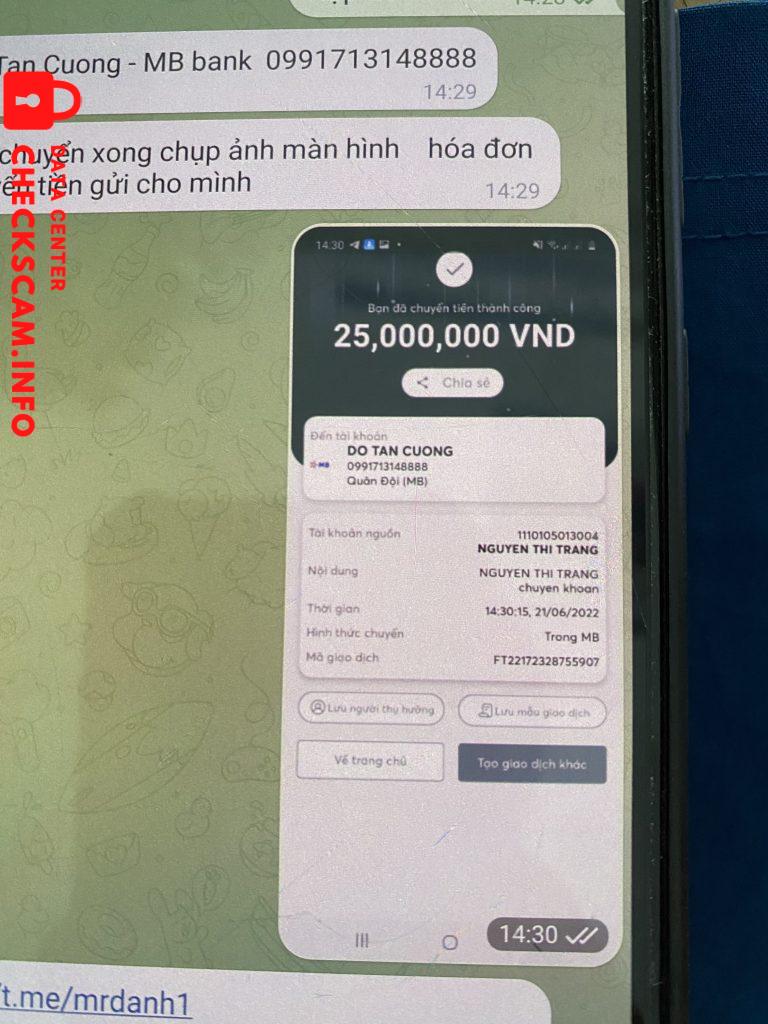 Bằng chứng chống lại Do tan cuong