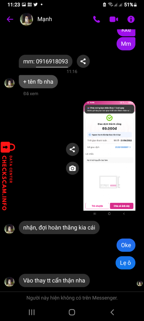 Bằng chứng chống lại Trung Mạnh