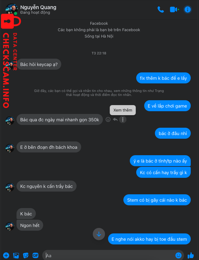 Bằng chứng chống lại Nguyễn phú thiều quang