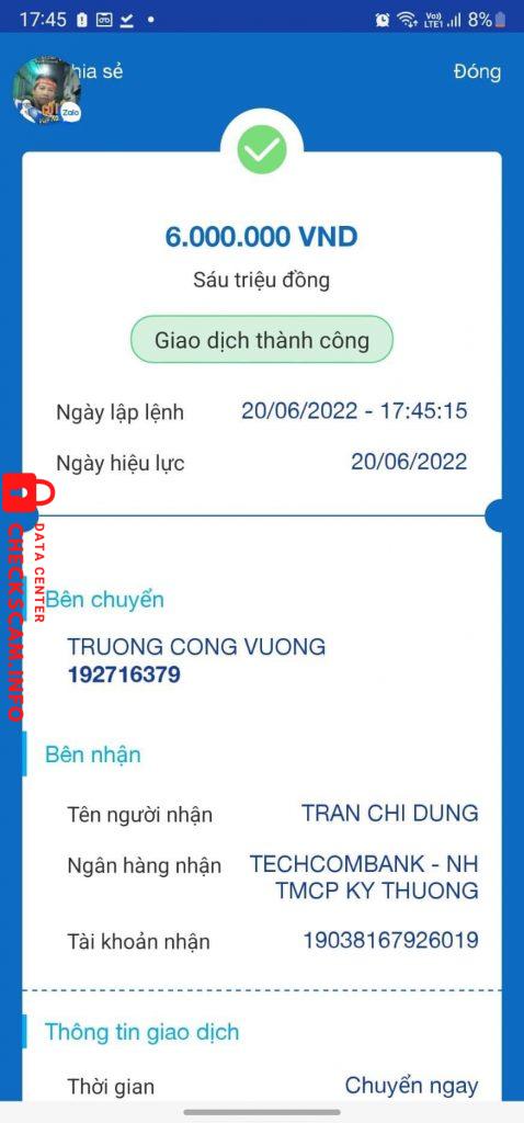 Bằng chứng chống lại Trương công vương