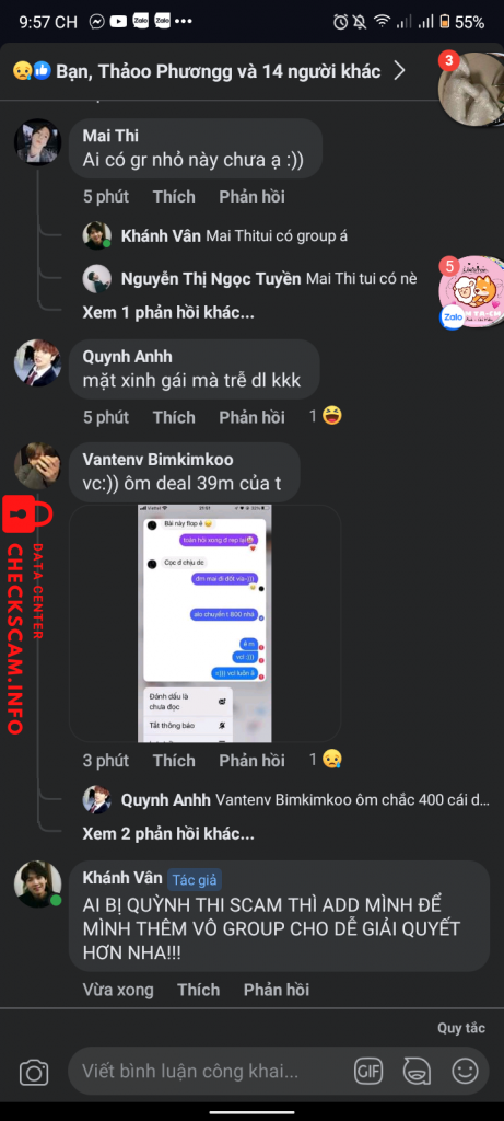 Bằng chứng chống lại Nguyễn Quỳnh Thi